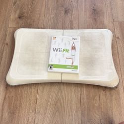 Nintendo Wii Fit Balance Board And Game