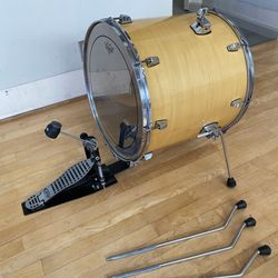 Ludwig Accent Custom 18” floor tom and mini bass converts to both no badge PDP Bass pedal pearl ISS hardware  $200 cash in Ontario 91762