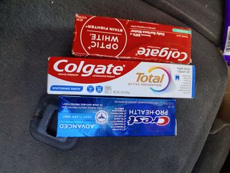 Colgate & Crest Toothpaste