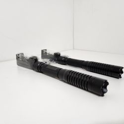 2pcs High Power 532nm Green Red L. Pointer Pen Visible Dot Torch Light 