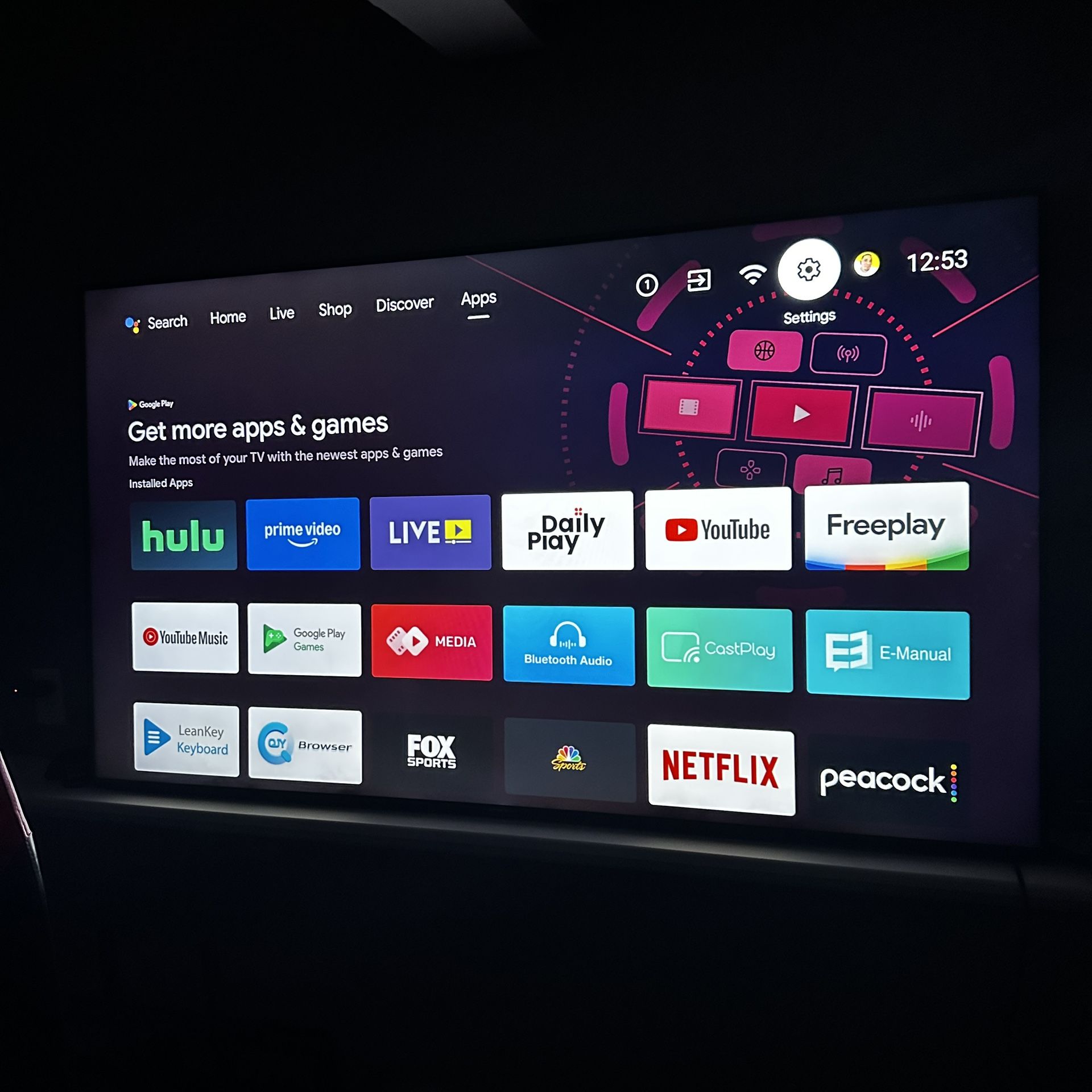 Skyworth 75” Class 4K UHD HDR Smart LED-LCD Android TV – Voice Search, Chromecast & More