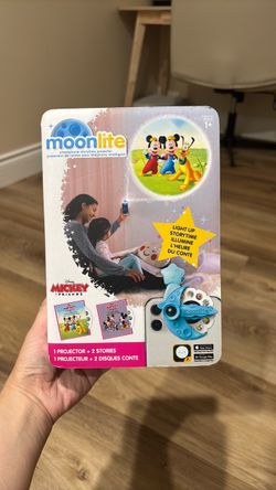 Moonlite projector with 2 stories Mickey and Friends