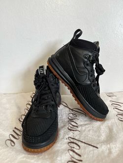 Nike Air Lunar Force 1 Duckboot 805899-003 Black Gum Men's Size 8.5 Watershield