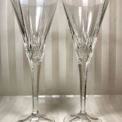 Vintage Waterford Lismore Toasting Flutes