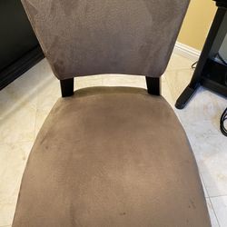 Lovely Suede Condé Nast Dining Chairs Made In Japan