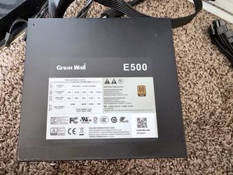 500w power supply and 650w