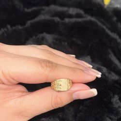 Gold Nugget Ring 