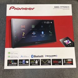Pioneer Double Din AppleCarplay Bluetooth Android Auto SiriusXM 6.8 Inch Touchscreen Radio 