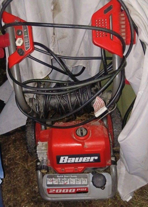 Bauer Pressure Washer 2000 PSI