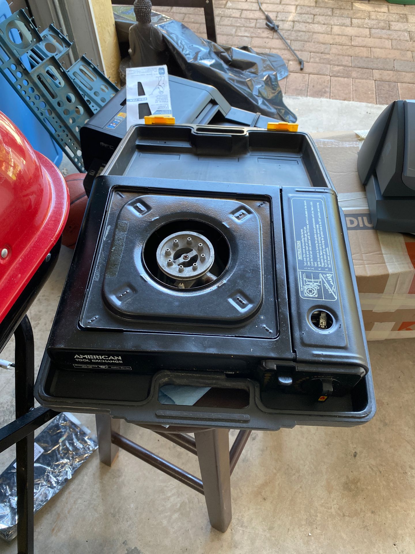Gas outdoor cooking burner