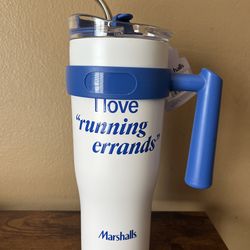 Marshall’s “I love running errands” 40oz Stainless Steel Tumbler