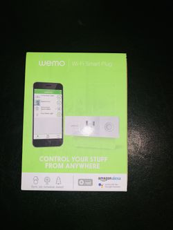 Brand New/Never used - Wemo Wi-fi Smart plug (works with Nest, Alexa, Google Assistant)
