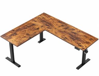 71” Electric L-Shaped Standing Desk | New in Box