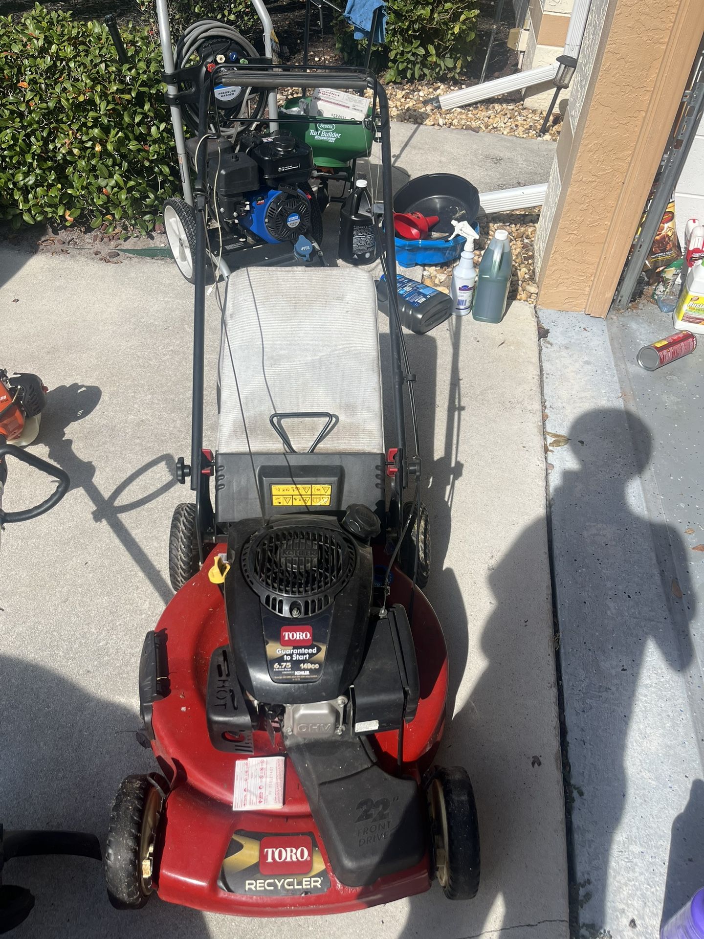 Lawn Mower And Weed Wacker