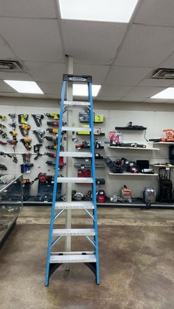 Werner 8ft Fiberglass A-Frame Ladder
