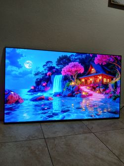 Like new big 58" UHD 4K Smart TCL Google TV with voice assistant remote/wall mount