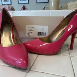 Pink Heels Size 8