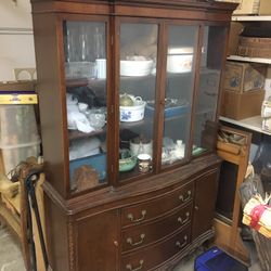 Solid Mahogany Antique Sideboard