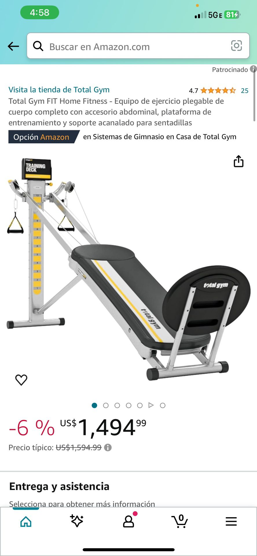 Total Gym Machine