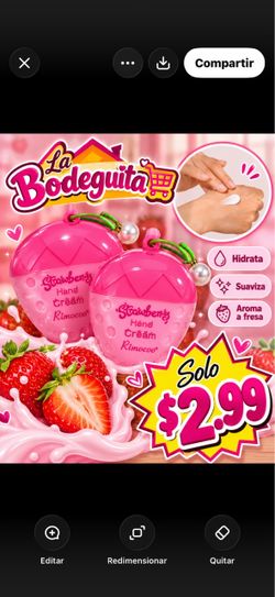 Rimocoo Strawberry Hand Cream