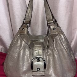 Coach Metallic SoHo Leather Shoulder Bag