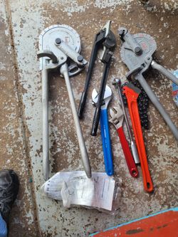 Rigid tube benders.  New