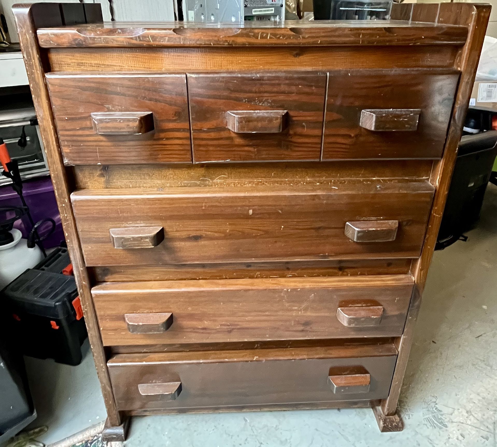 Solid Wood Dresser 33” X 16”
