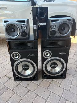 bunch of speakers