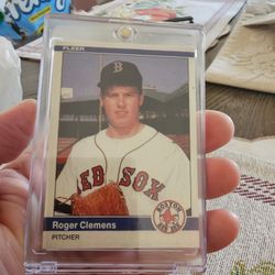 Roger Clemens '84 Fleer Update Rookie Baseball Card 
