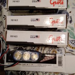 Flat Fit 3 Led Turn Signals.  Grote
