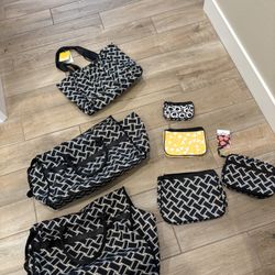 Diane Von Furstenburg Travel Bag Set 7 pieces new with tags Luggage set