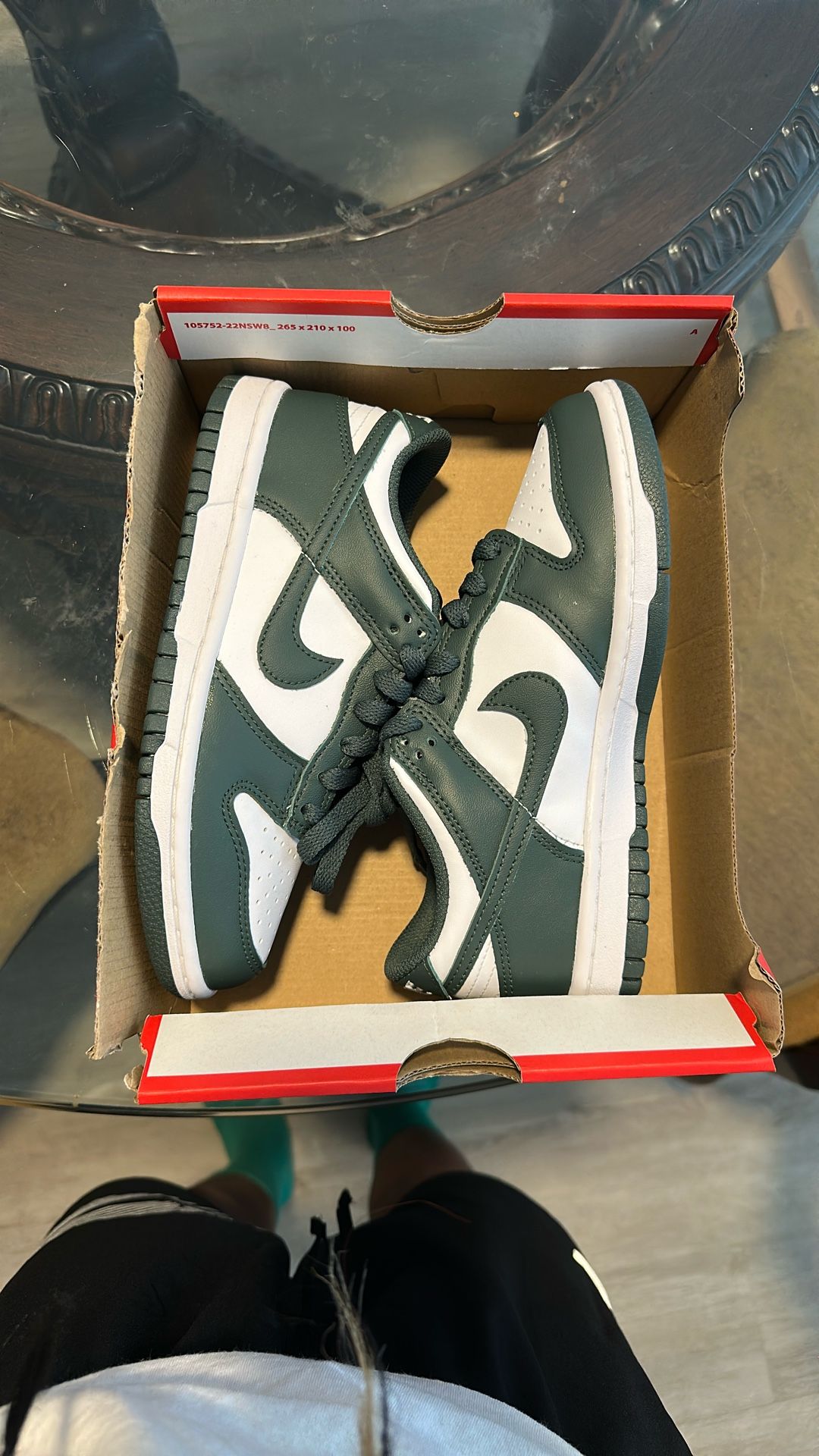 Nike Dunks 4.5 Olive Green