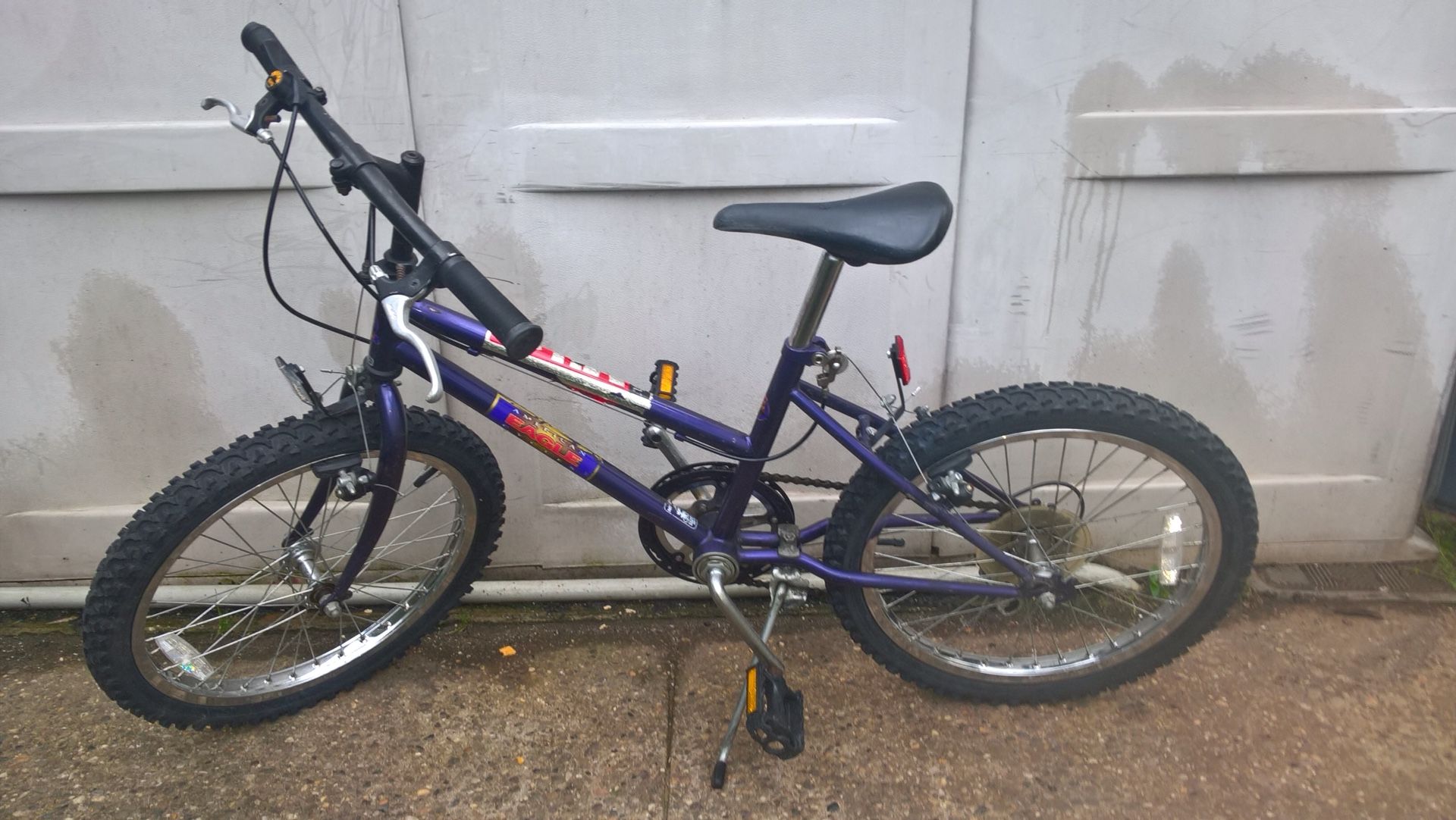 20 in girls 5 speed bike made by American Eagle cycles health