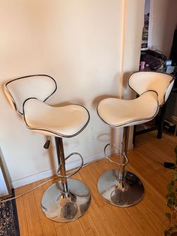 Set of 2 Adjustable Bar Stools