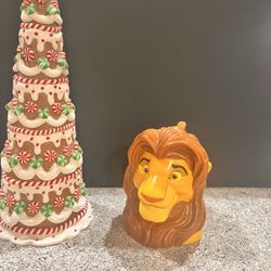 DISNEY VINTAGE 1998 DISNEY IN ICE. MUG/SNACK CUP - NEW CONDITION - FLIP TOP