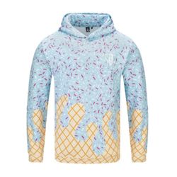 Baseball Lifestyle 101 Ice Cream Adult Hoodie