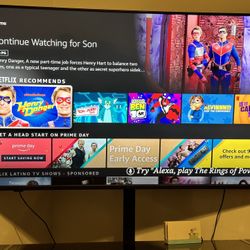 65inch QLED 4K UHD Smart Fire TV - $375 