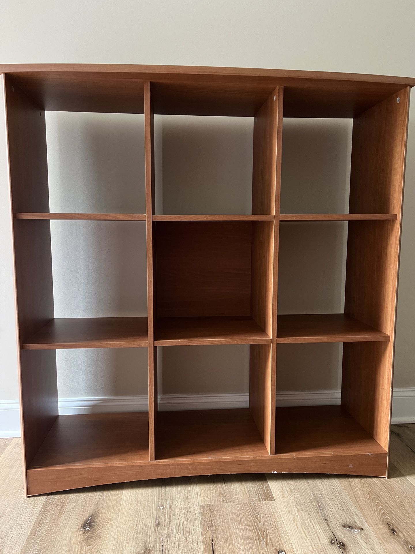 9 Cube Storage Shelf Organizer Wood Bookshelf  