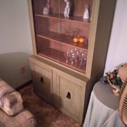 dining room set, leaf dining table, six chairs, buffet, china cabinet