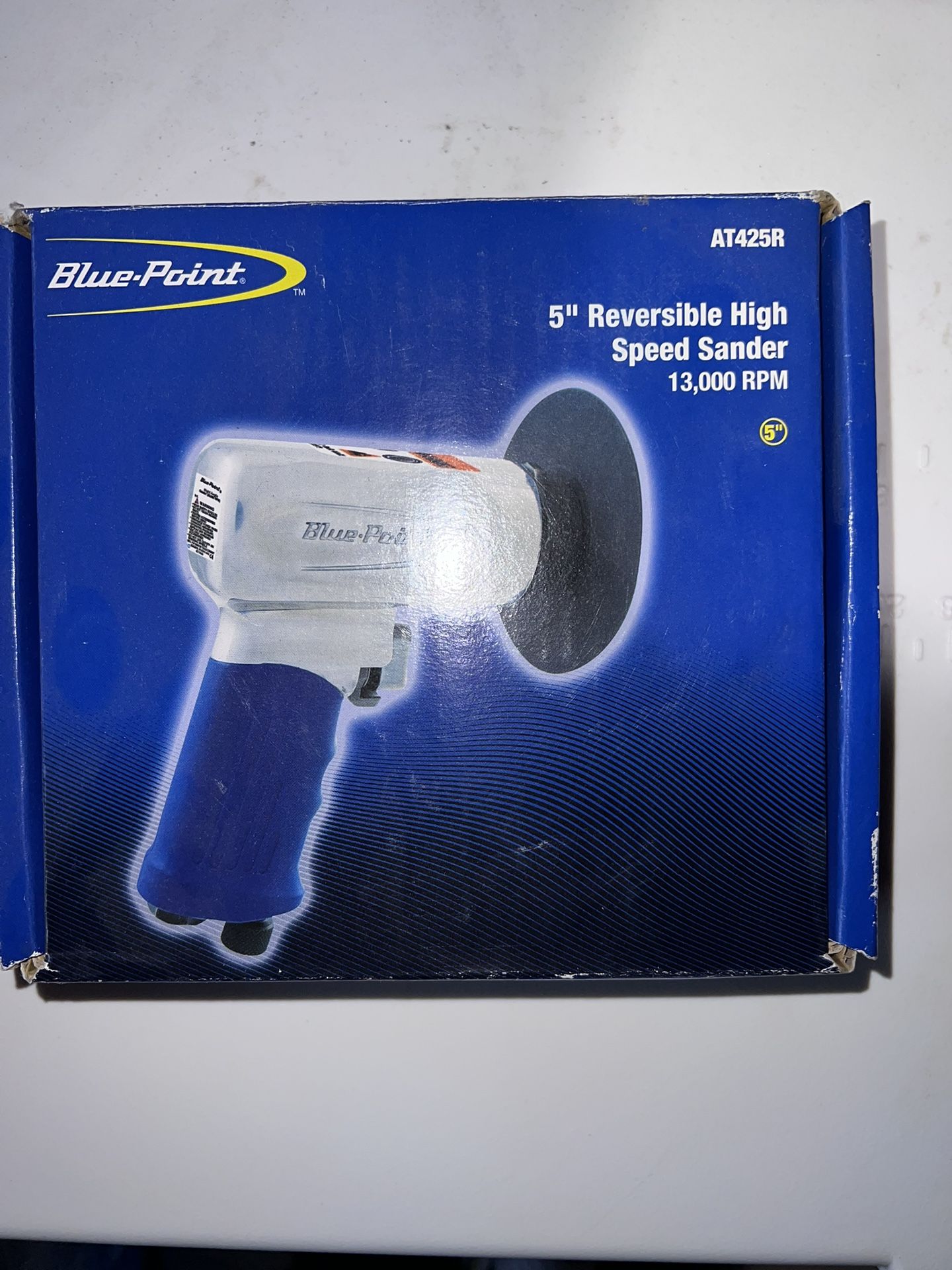NEW blue point 5'' reversible high speed sander
