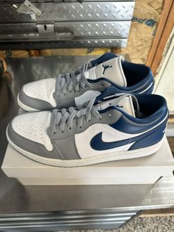 Nike Jordan 1 Low French Stealth Blue **NEW** Size 11M/12W