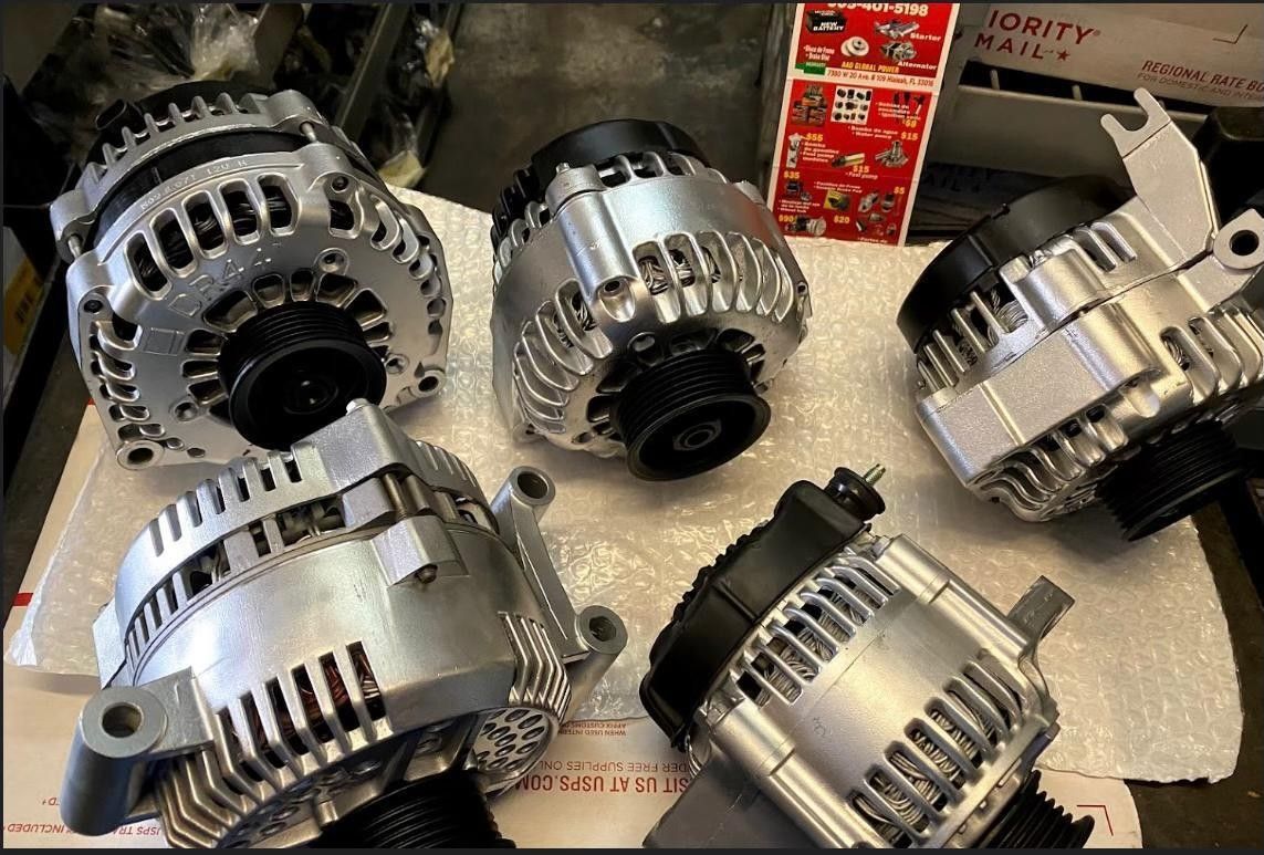 Alternator used as a new car, 1-year warranty