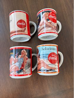 Coca-Cola Through the Years Set of 4