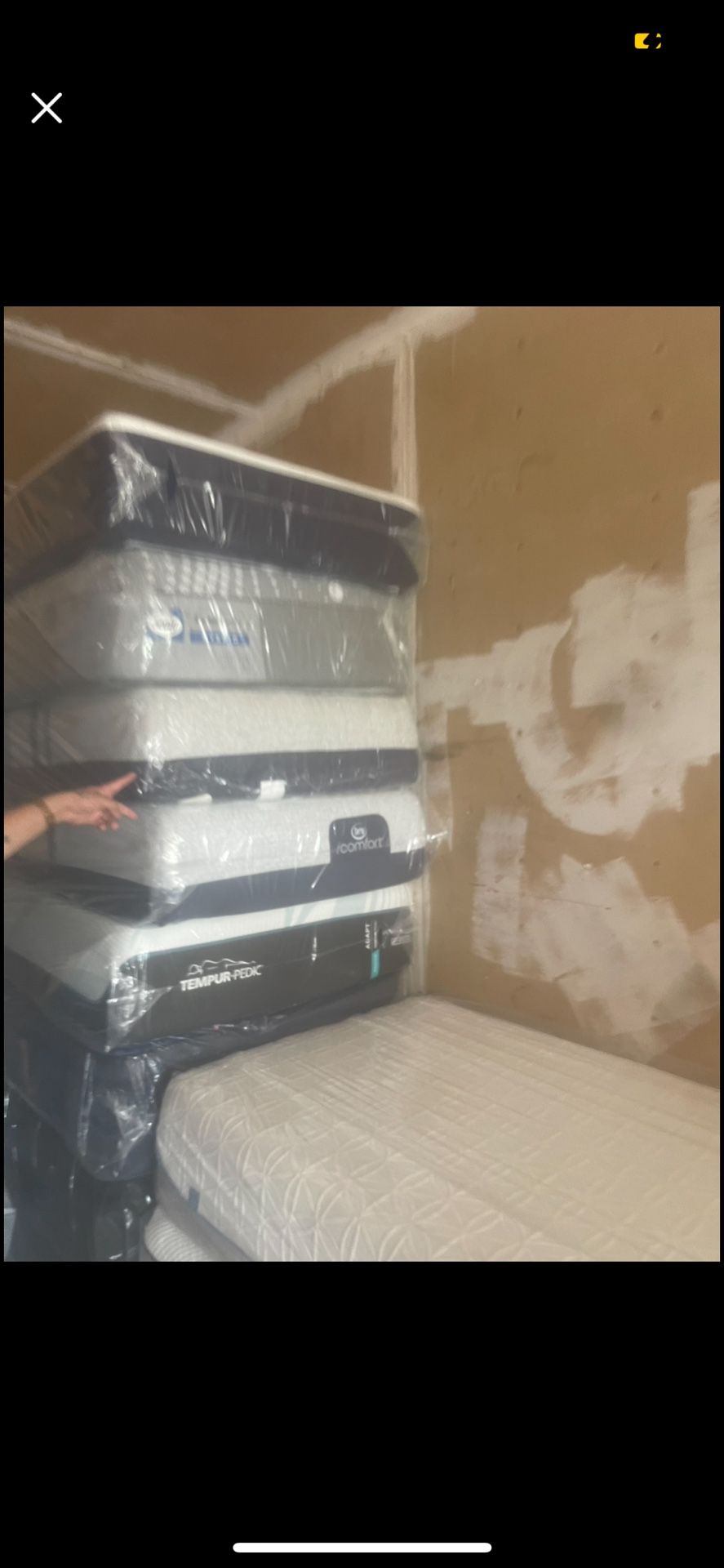 Full Murphy Bed- Futon Sofa/sleeper Set Twin New Mattress King Serta Hybrid
