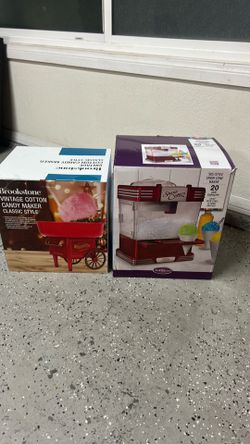 Cotton candy maker and snow cone maker