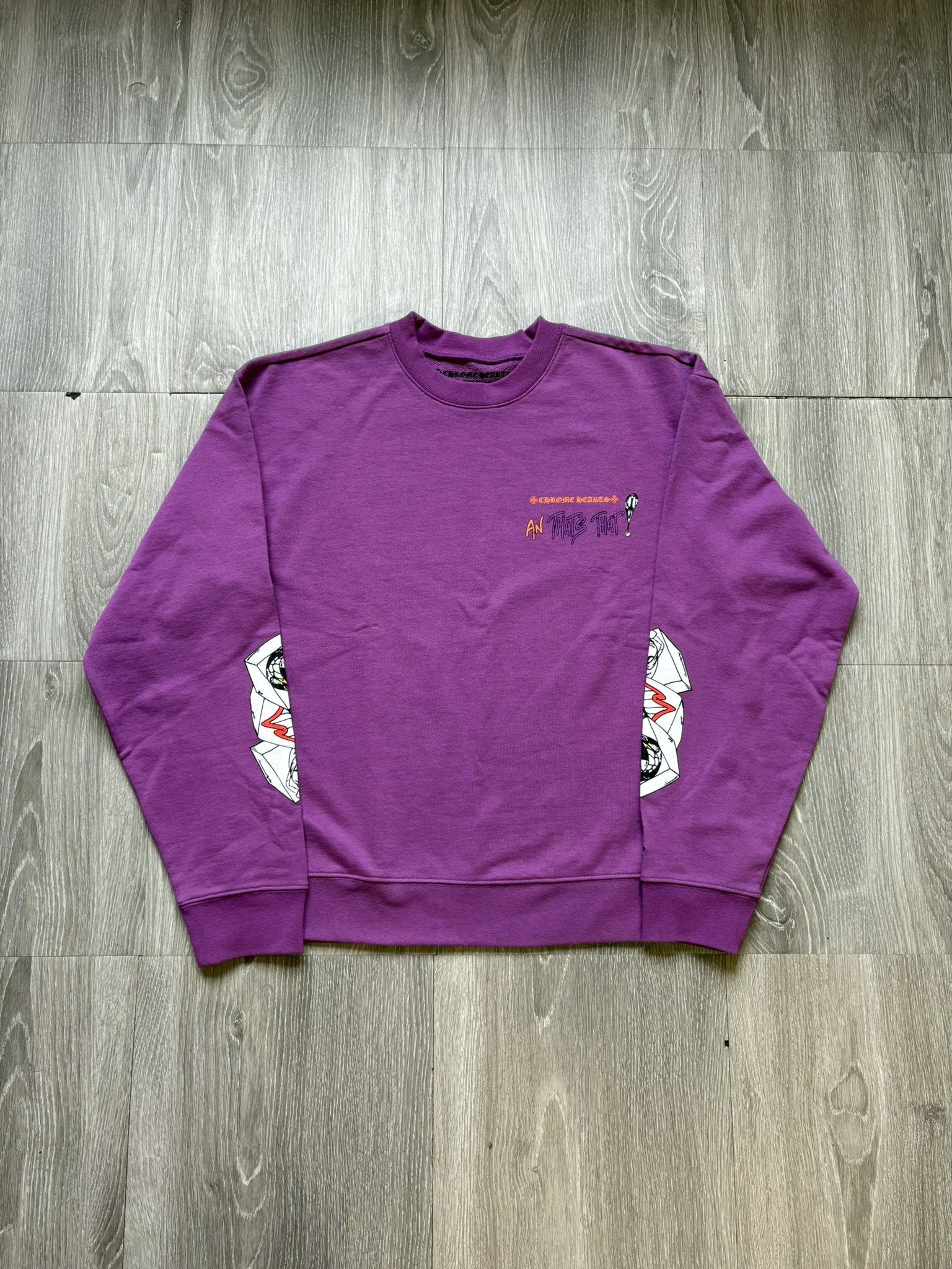 Chrome Hearts Matty Boy Purple Crewneck