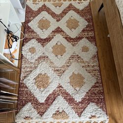 Moroccan Tassel Rug 3x5