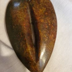 vintage agate vajayjay pendant