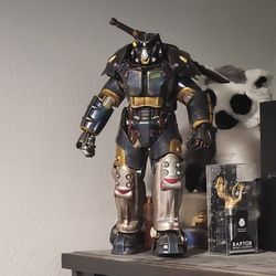X-01 Power Armor Statue