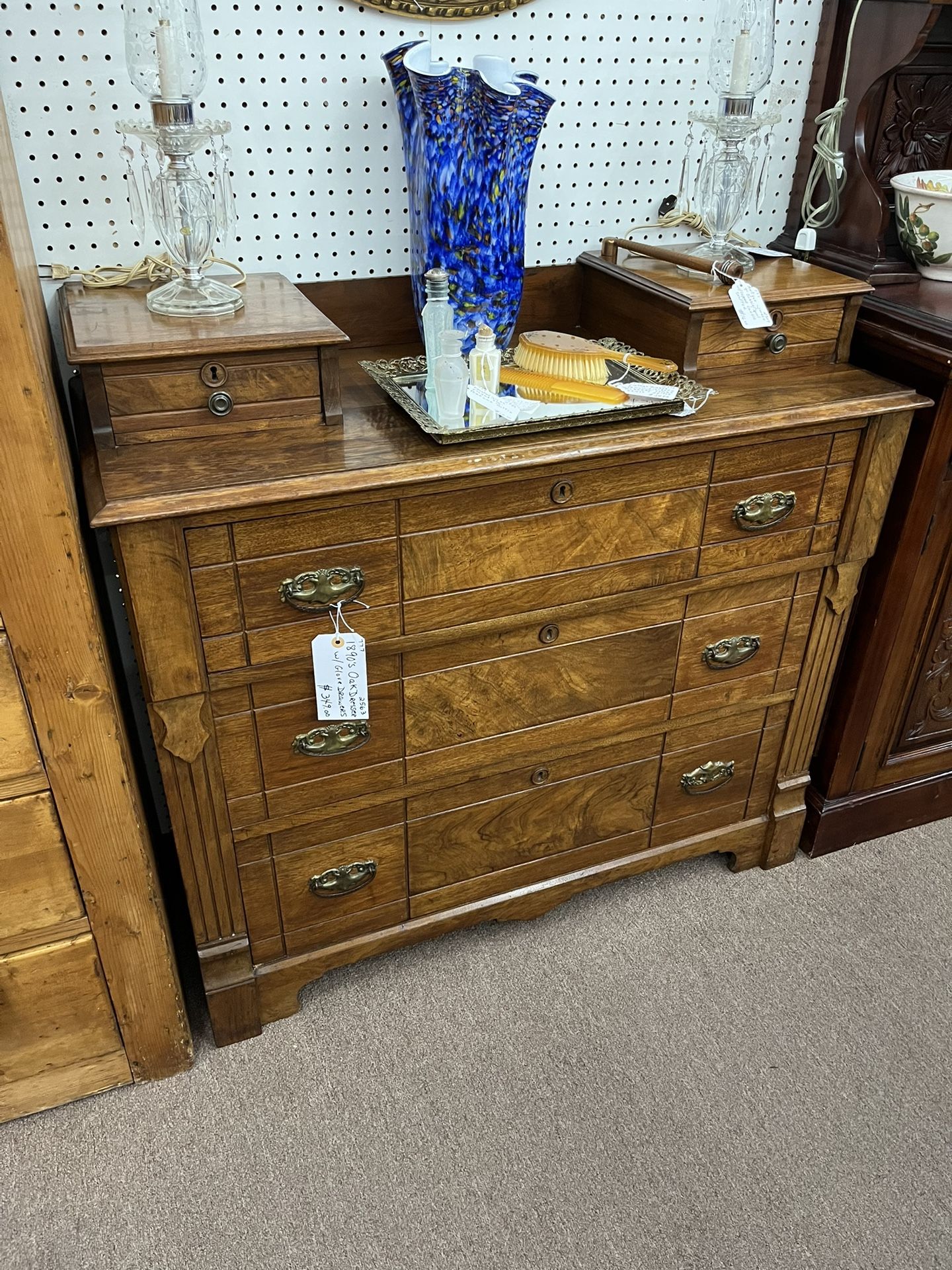 Antique 1890’s Oak Dresser